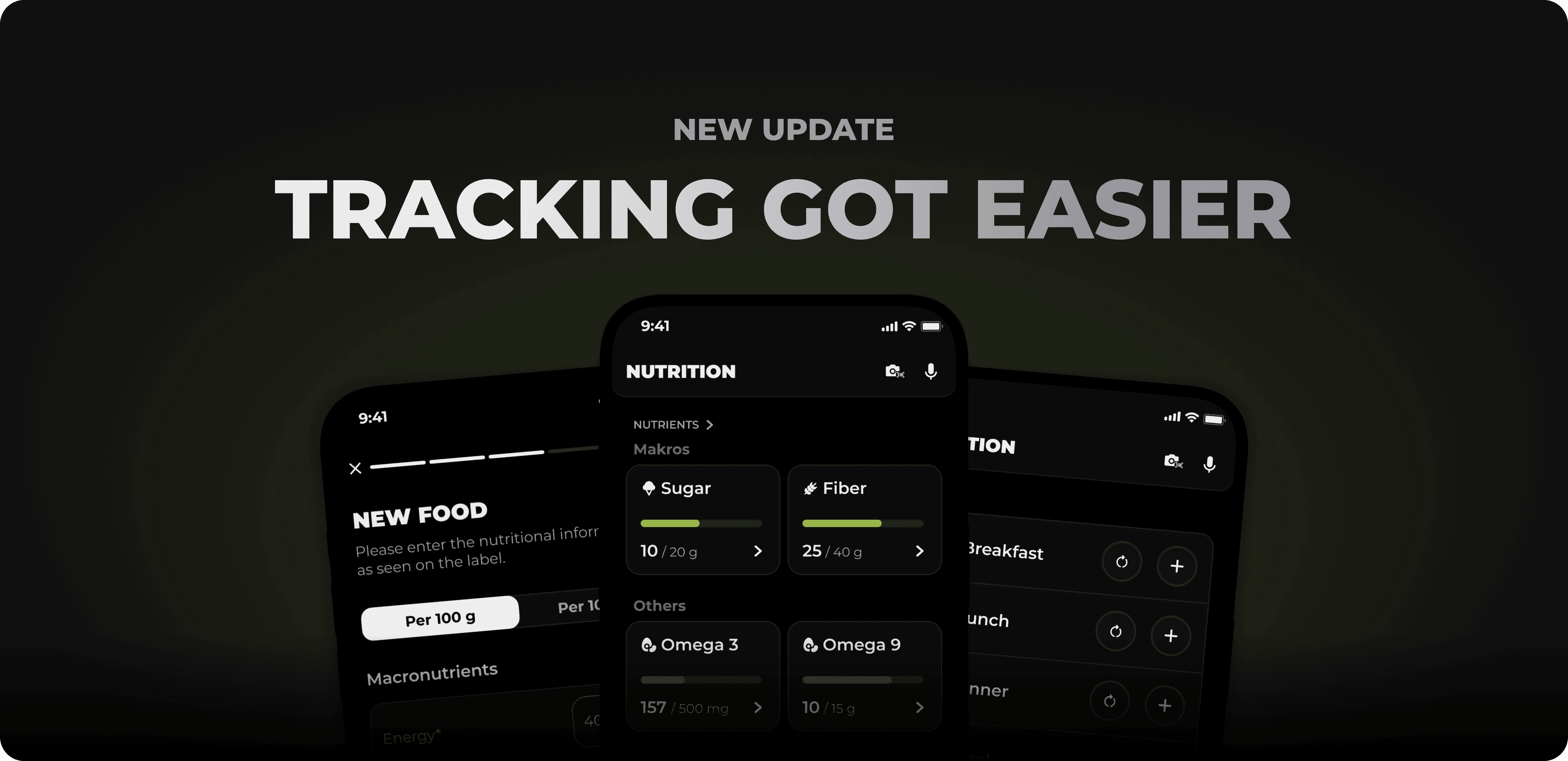 NEW: Micronutrients, Quick Log & Custom Foods